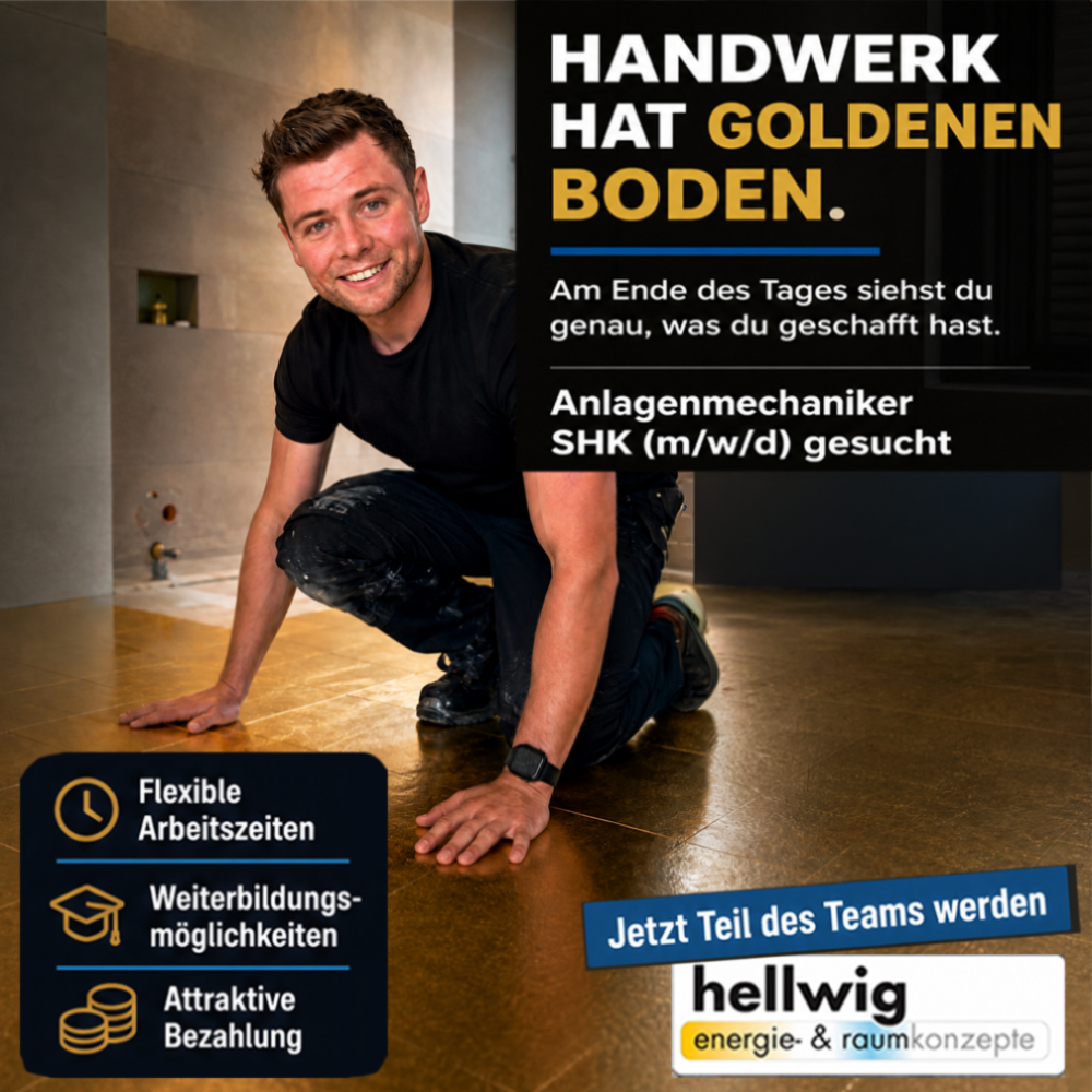 Anlagenmechaniker gesucht